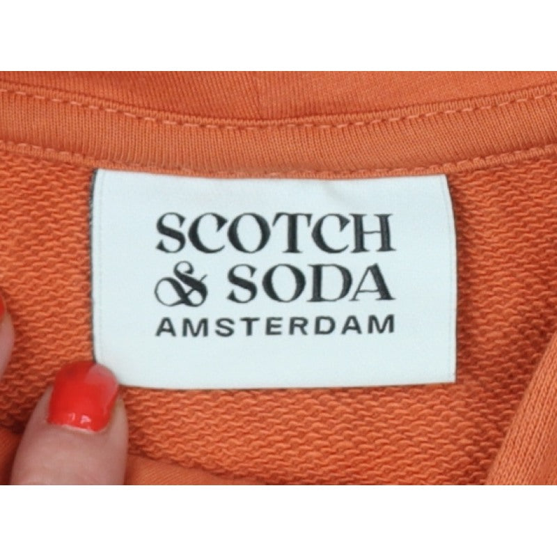Scotch & Soda Teens Orange Size 16 Pullover Cactus Graphic Hoodie