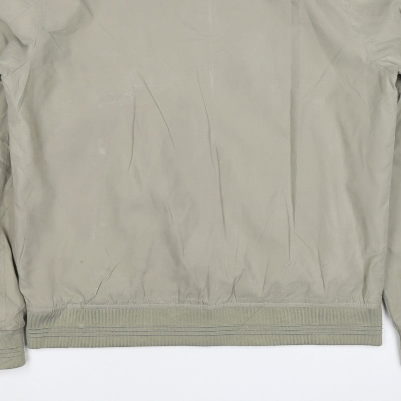 Marks & Spencer Men's Beige XL Bomber Jacket Zip Pockets