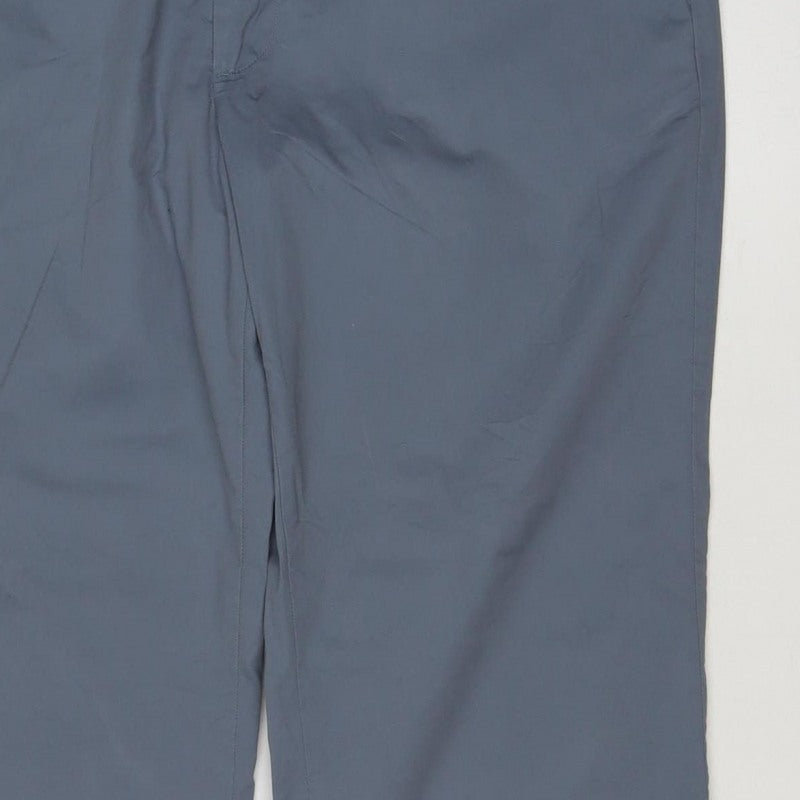 Marks & Spencer Unisex Adults Blue 40 Regular Fit Chino Trousers