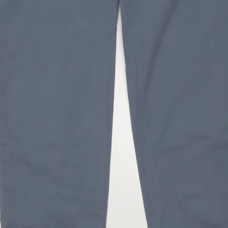 Marks & Spencer Unisex Adults Blue 40 Regular Fit Chino Trousers