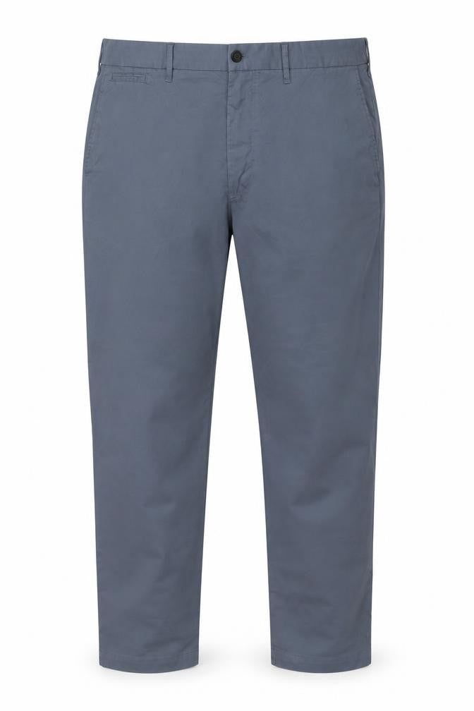 Marks & Spencer Unisex Adults Blue 40 Regular Fit Chino Trousers