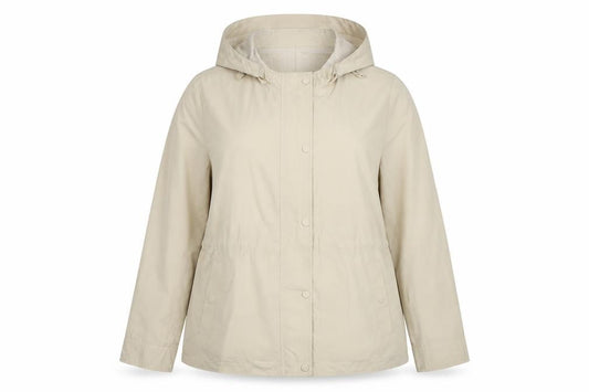 M&S Collection Women’s Beige UK 18 Hooded Rain Jacket Coat