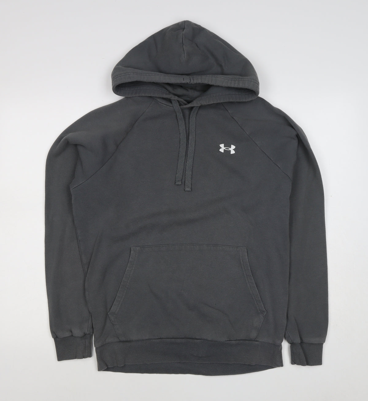 Under Armour Teens Black XS Pullover Hoodie ColdGear Logo Fleece