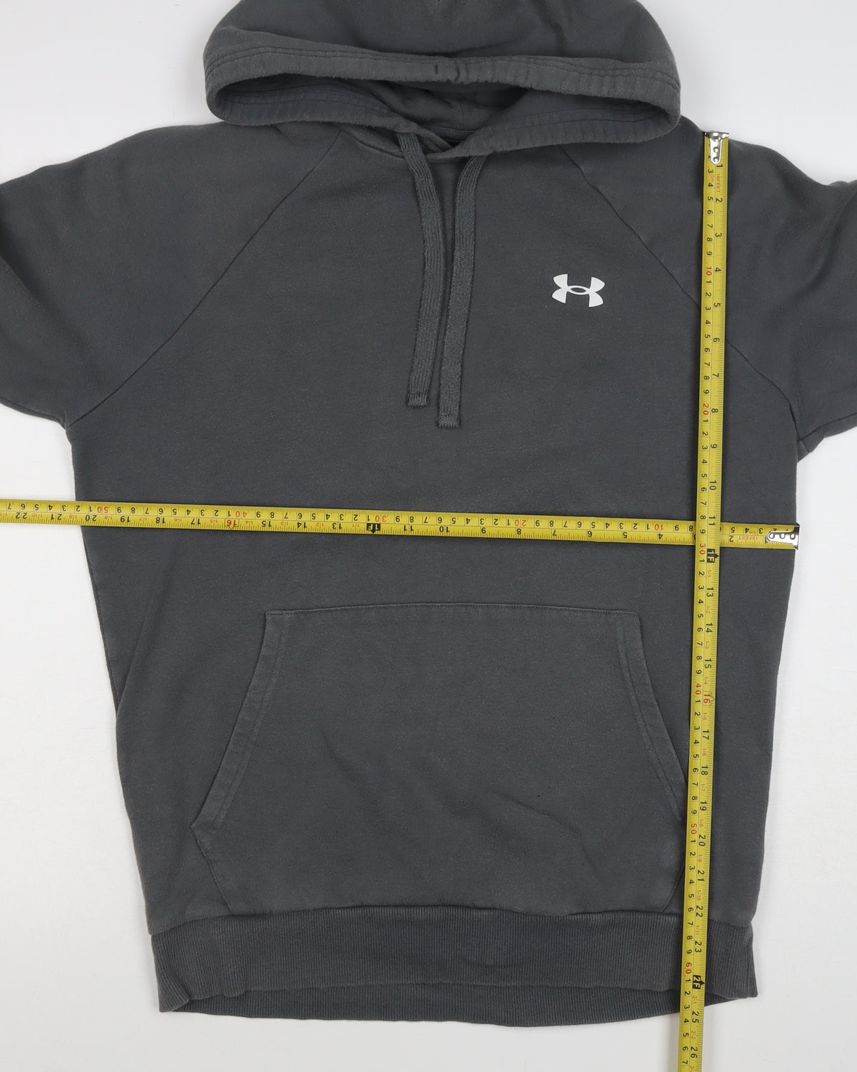 Under Armour Teens Black XS Pullover Hoodie ColdGear Logo Fleece