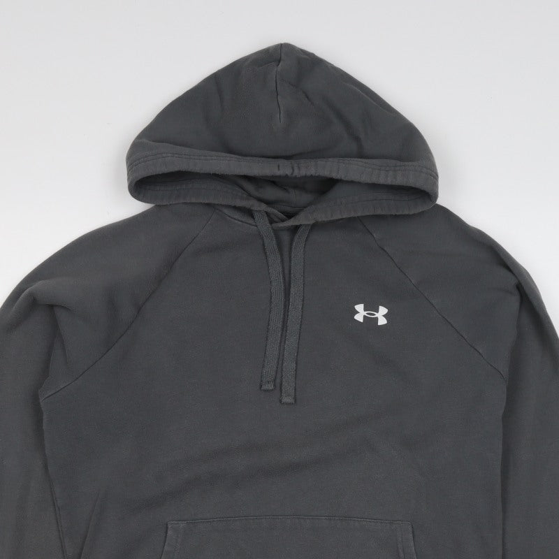 Under Armour Teens Black XS Pullover Hoodie ColdGear Logo Fleece