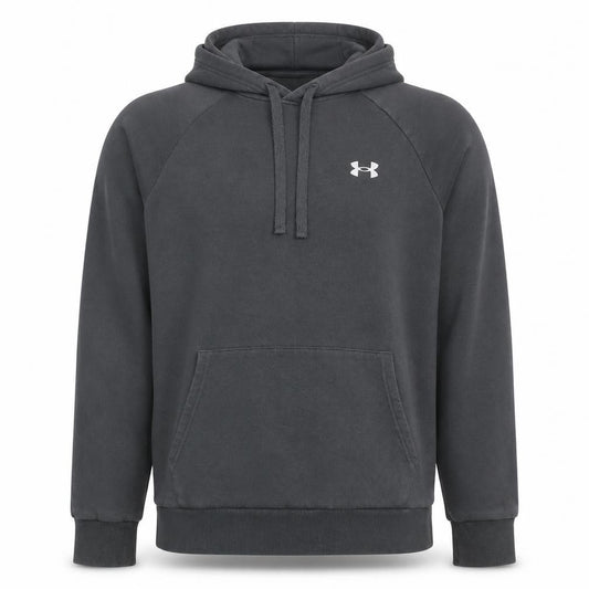 Under Armour Teens Black XS Pullover Hoodie ColdGear Logo Fleece