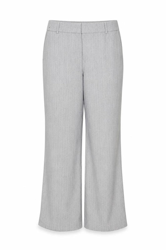 Next Women’s Grey UK 16 Herringbone Wide-Leg Tailored Trousers