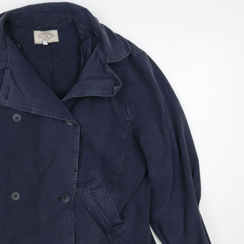 Armani Jeans Women’s Blue Cotton Double-Breasted Jacket Size M