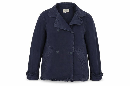 Armani Jeans Women’s Blue Cotton Double-Breasted Jacket Size M