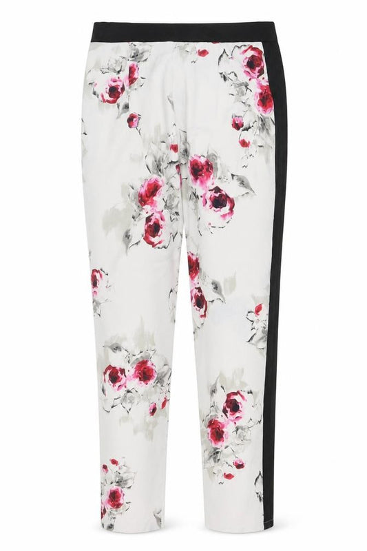 Missguided Women’s Multicoloured Floral Wide-Leg Trousers UK 12