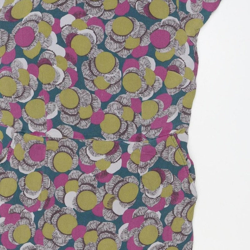 White Stuff Women’s Multicoloured Floral Shift Dress UK 12
