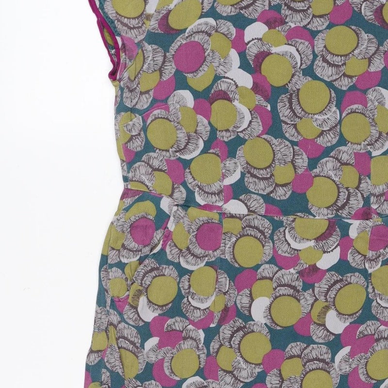 White Stuff Women’s Multicoloured Floral Shift Dress UK 12