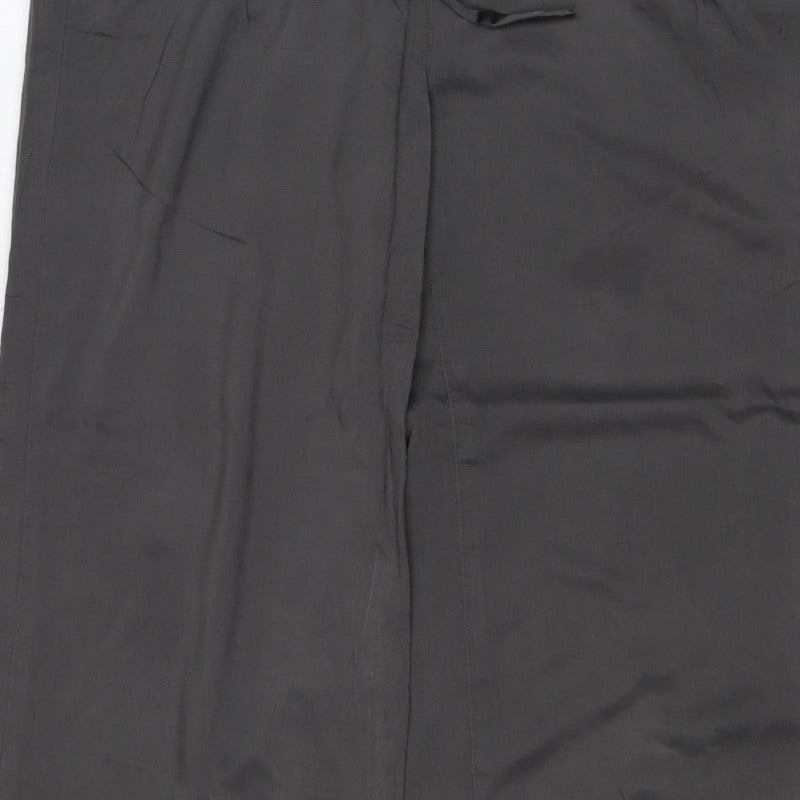 Per Una Women’s Black Size 12 Wide-Leg Drawstring Trousers