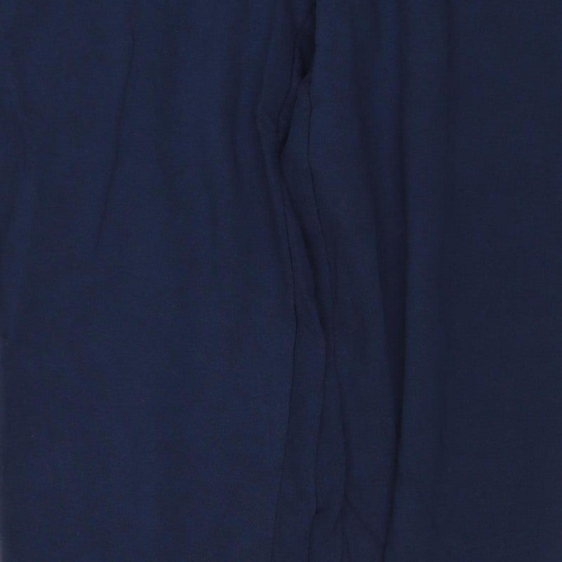 Marks and Spencer Women Blue UK 12 Long Jogger Sweatpants Drawstring