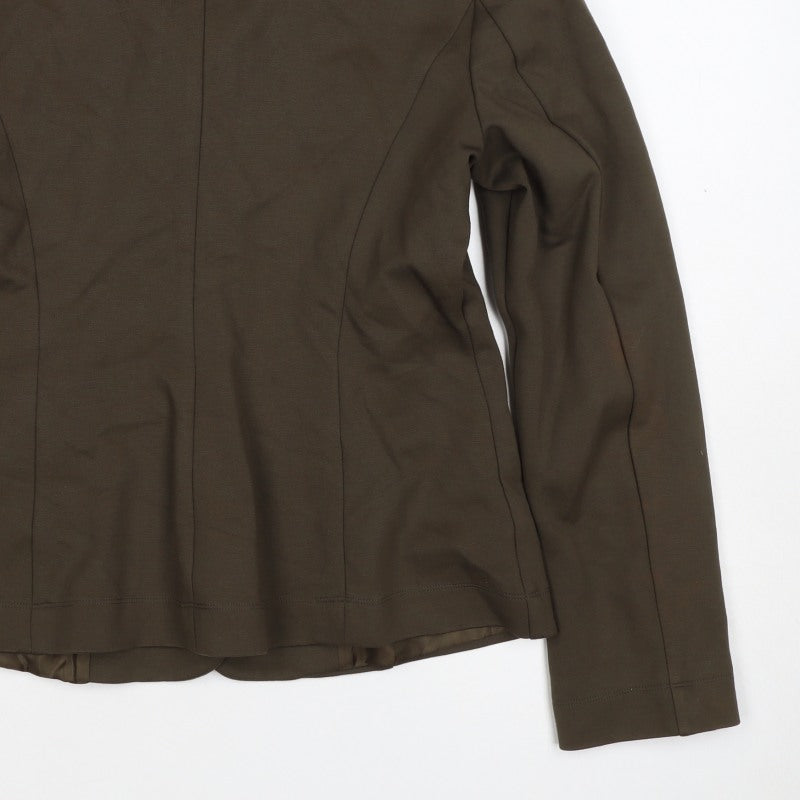 Weekend Max Mara Women’s Brown XL Stretch Jersey Blazer Jacket