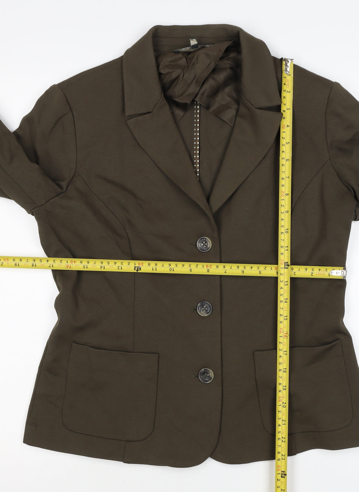 Weekend Max Mara Women’s Brown XL Stretch Jersey Blazer Jacket