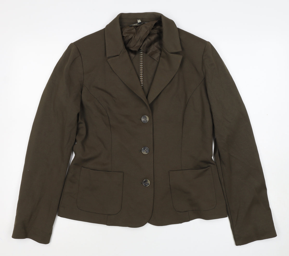 Weekend Max Mara Women’s Brown XL Stretch Jersey Blazer Jacket