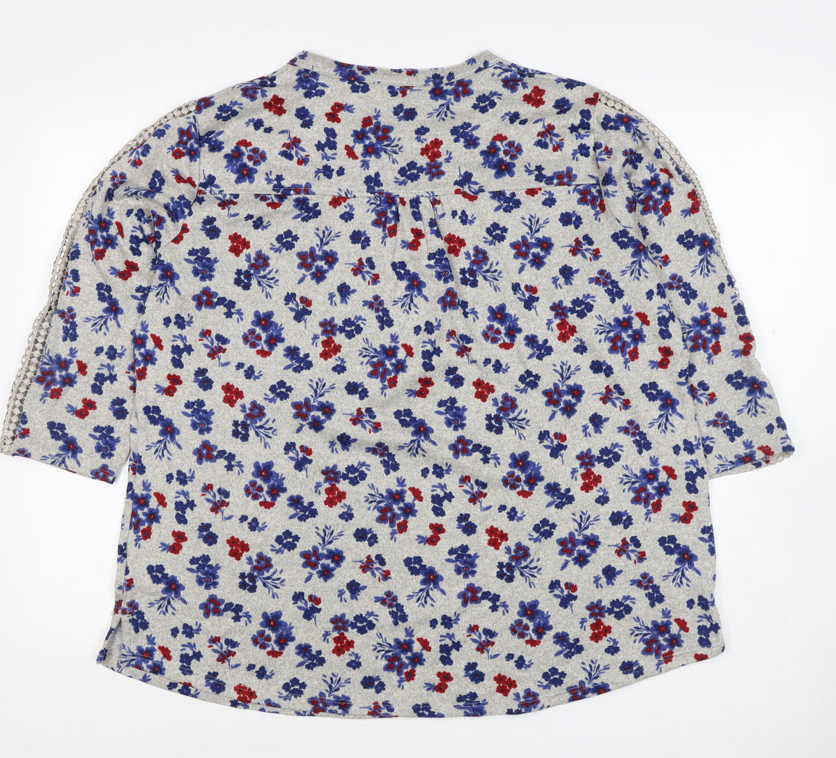 Isle Collection Women’s Multicoloured Floral Jersey Blouse L