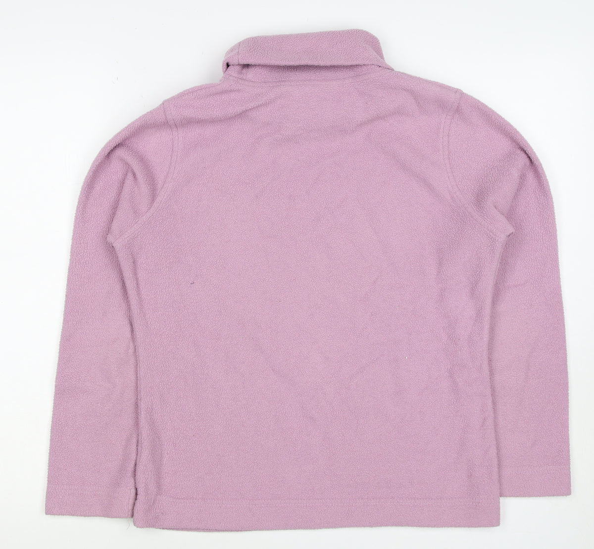 EWM Women's Lilac Fleece Pullover Sweatshirt UK 12 Cowl Neck