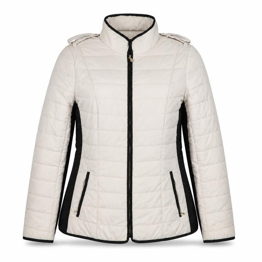Beverly Hills Polo Club Women White UK 12 Quilted Puffer Jacket