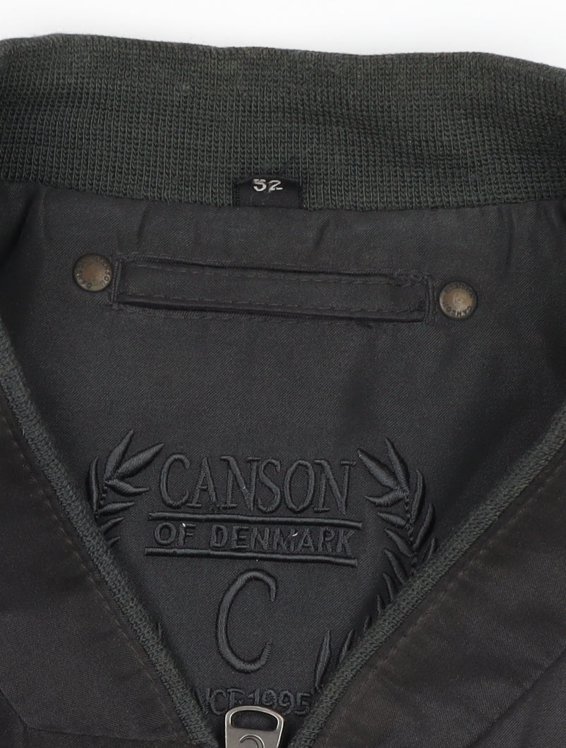 Canson of Denmark Men’s Black XL Bomber Jacket Full Zip