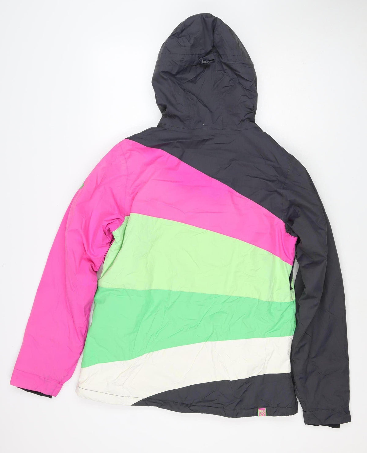 Roxy Women Multicoloured L Hooded Insulated Ski Jacket