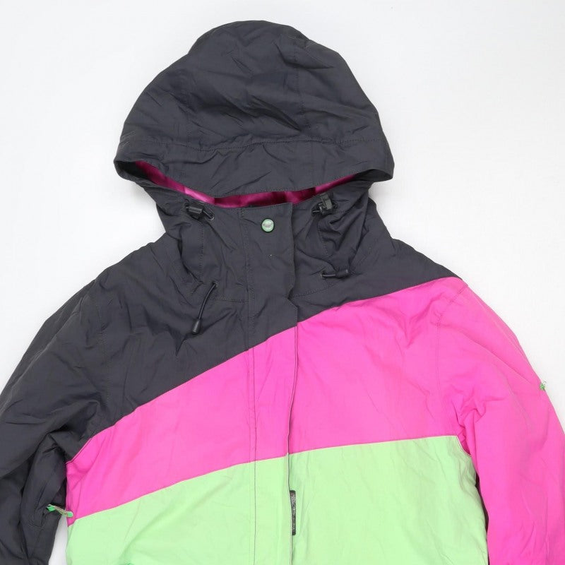 Roxy Women Multicoloured L Hooded Insulated Ski Jacket