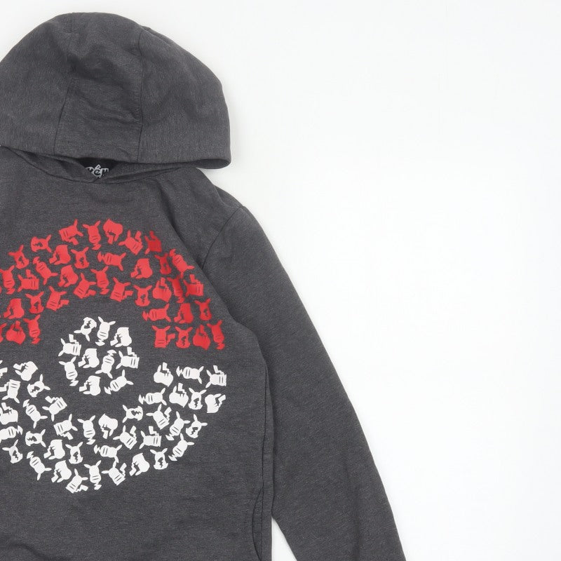 Character.com Boys Grey Pokémon Hoodie Jacket UK 12-13 Years