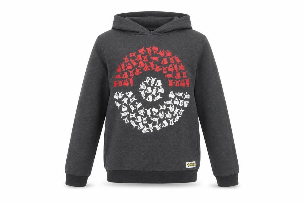 Character.com Boys Grey Pokémon Hoodie Jacket UK 12-13 Years