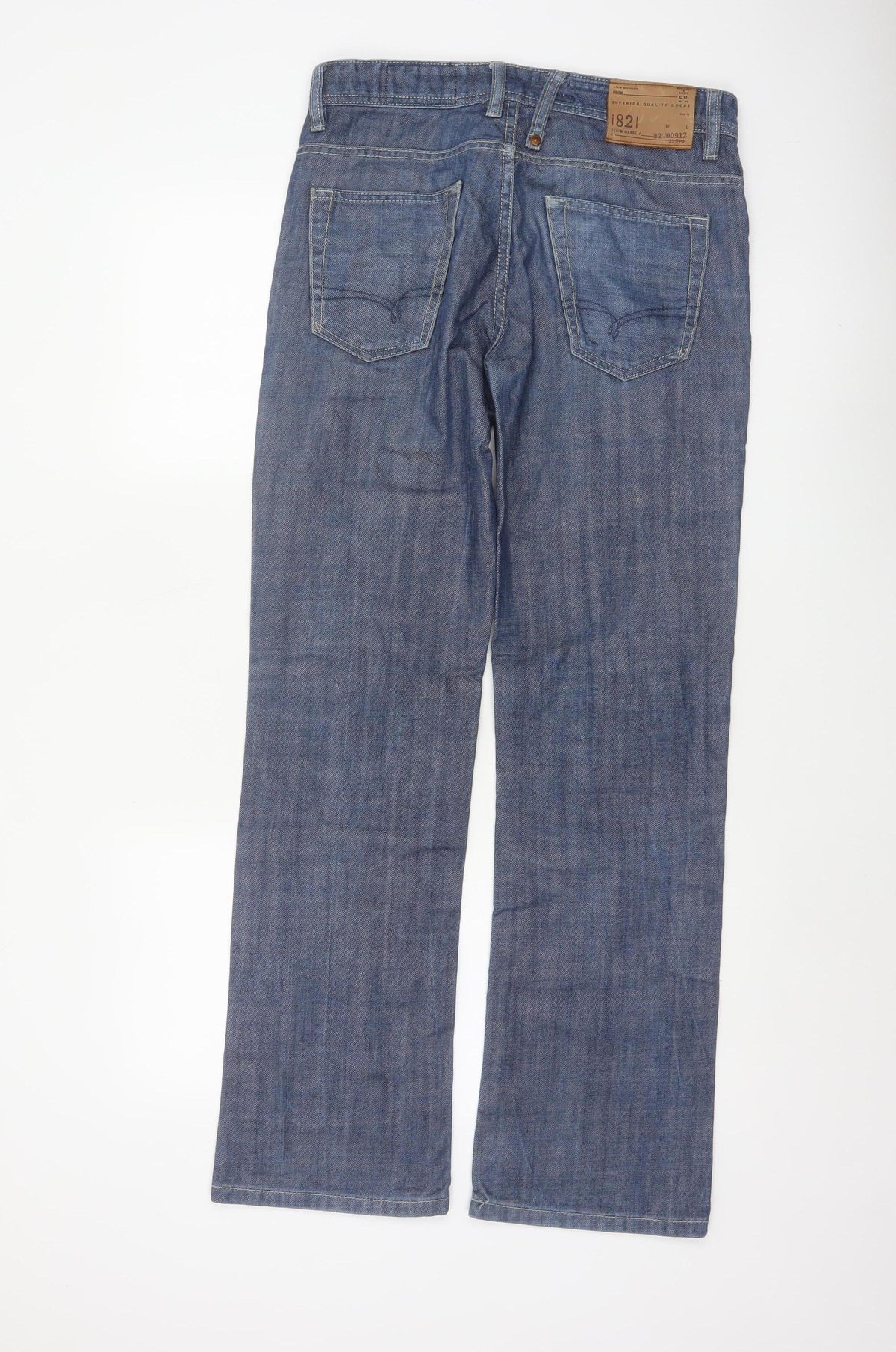 Next Men's Blue Bootcut Jeans W28 Regular 100% Cotton