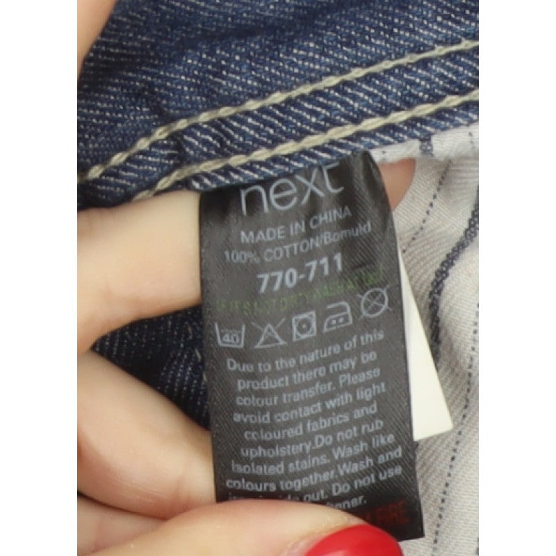 Next Men's Blue Bootcut Jeans W28 Regular 100% Cotton