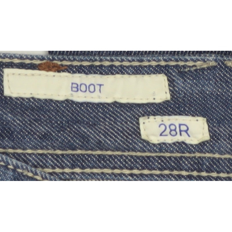 Next Men's Blue Bootcut Jeans W28 Regular 100% Cotton