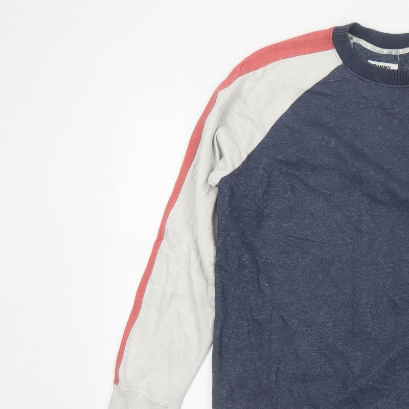 Tommy Jeans Men’s Multicolour S Colour Block Crew Neck Sweatshirt