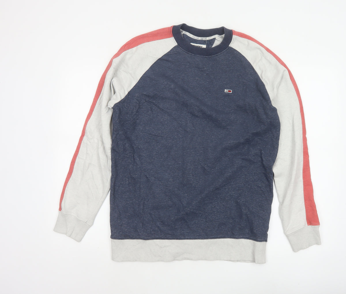 Tommy Jeans Men’s Multicolour S Colour Block Crew Neck Sweatshirt