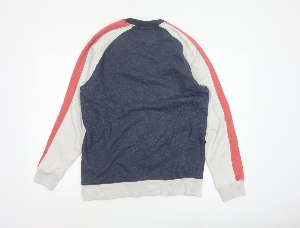 Tommy Jeans Men’s Multicolour S Colour Block Crew Neck Sweatshirt