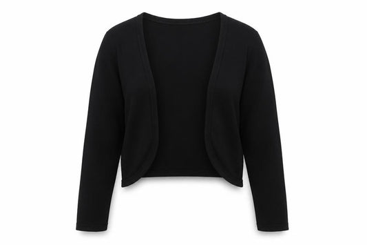 Hobbs Women’s Black Size 10 Open Front Long Sleeve Cardigan
