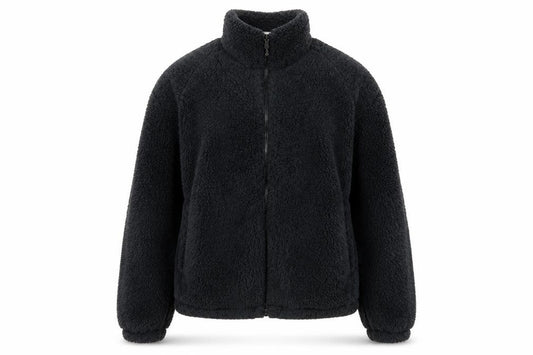 Urban Outfitters Women’s Black M Fleece Teddy Full Zip Jacket