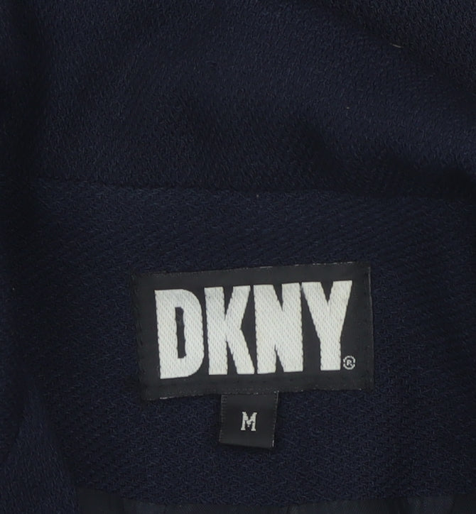 DKNY Women’s Black M Tailored Single-Breasted Blazer Jacket Lined
