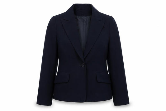 DKNY Women’s Black M Tailored Single-Breasted Blazer Jacket Lined