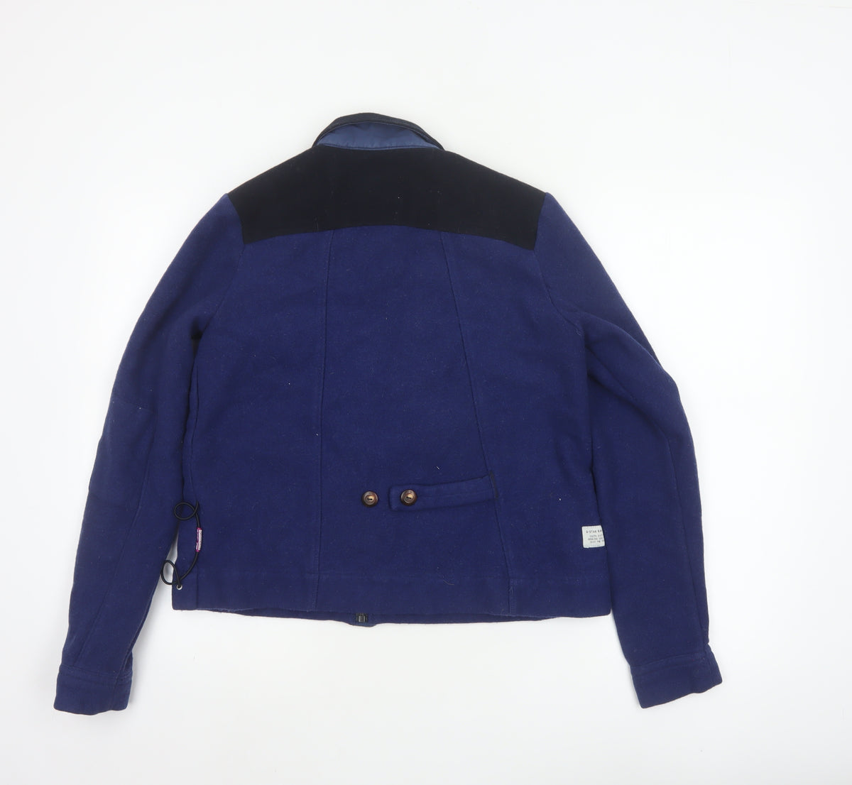 G-Star RAW Women’s Blue Wool Blend Military Jacket Size L