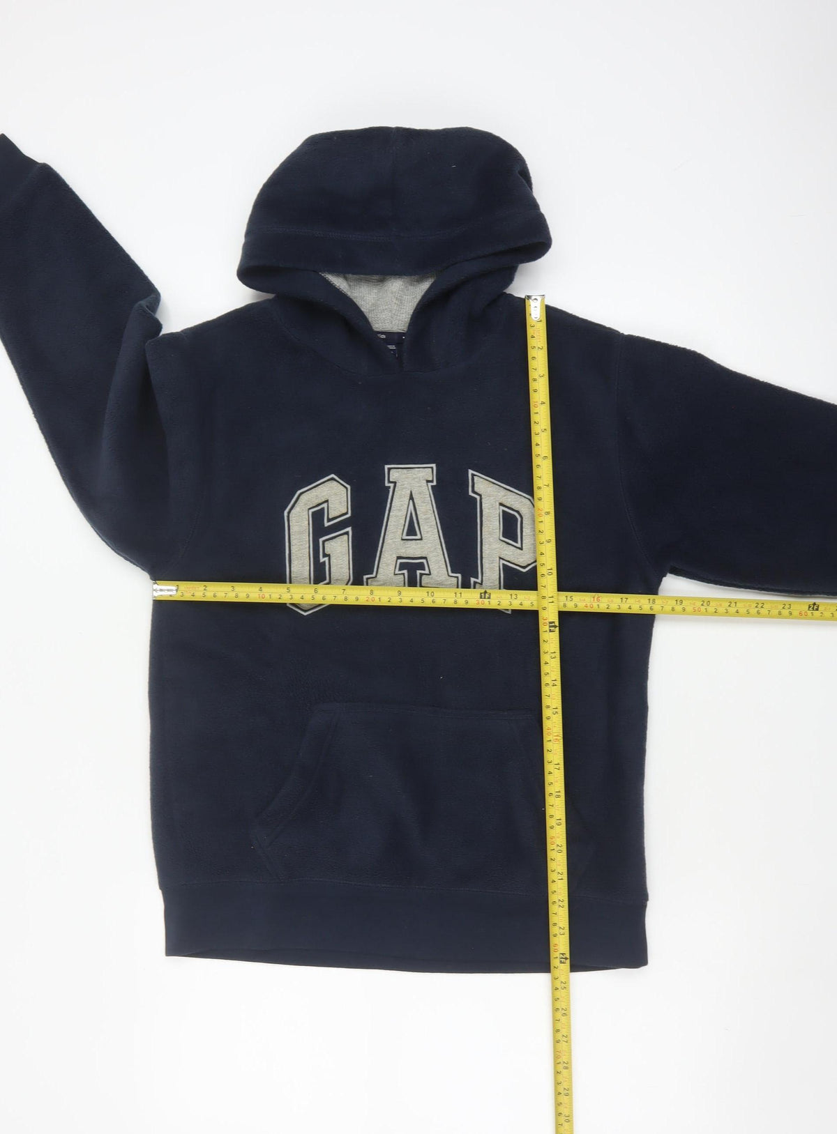 Gap Boys Blue 12-13 Years Pullover Hoodie Logo Fleece