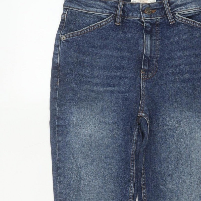 FatFace Women’s Blue UK 10 Regular Sway Capri Stretch Jeans