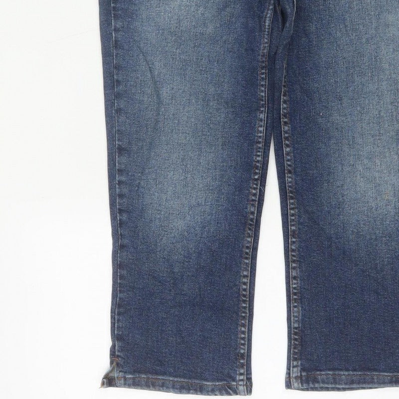 FatFace Women’s Blue UK 10 Regular Sway Capri Stretch Jeans