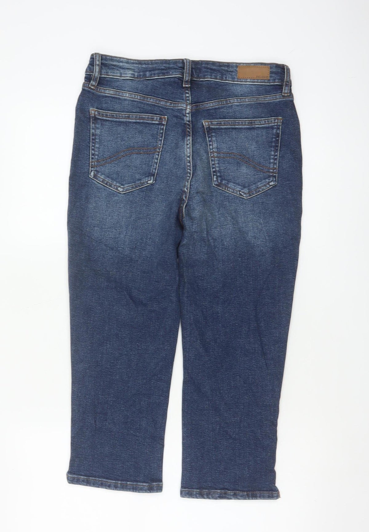 FatFace Women’s Blue UK 10 Regular Sway Capri Stretch Jeans