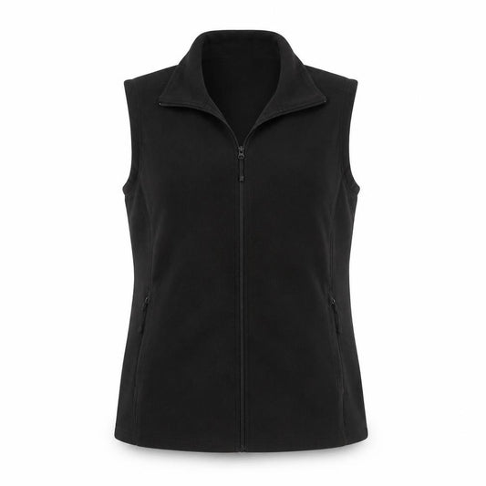 Mountain Warehouse Women's Black UK 16 Basic Full Zip Bodywarmer