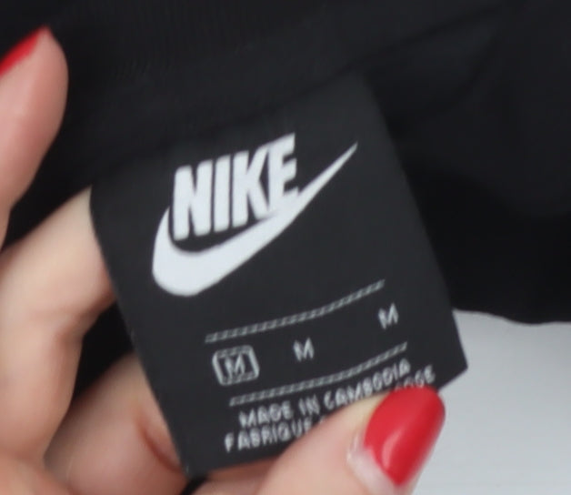Nike Men's Black M Crew Neck Logo Pullover Sweatshirt
