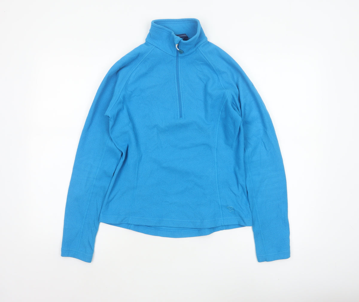 Mountain Hardwear Women Blue S Pullover 1/4 Zip Fleece Sweatshirt