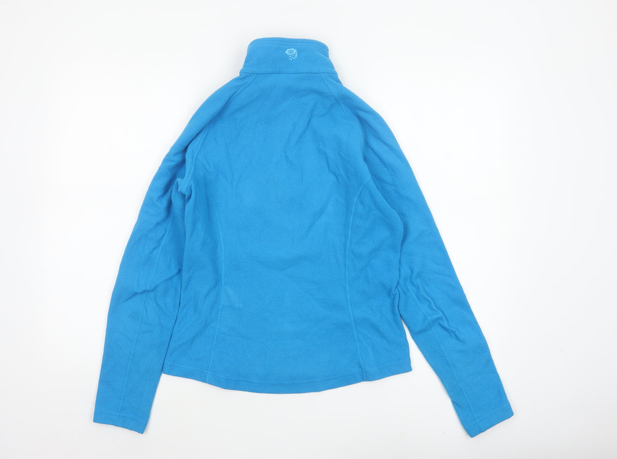 Mountain Hardwear Women Blue S Pullover 1/4 Zip Fleece Sweatshirt