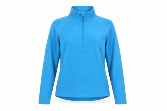 Mountain Hardwear Women Blue S Pullover 1/4 Zip Fleece Sweatshirt
