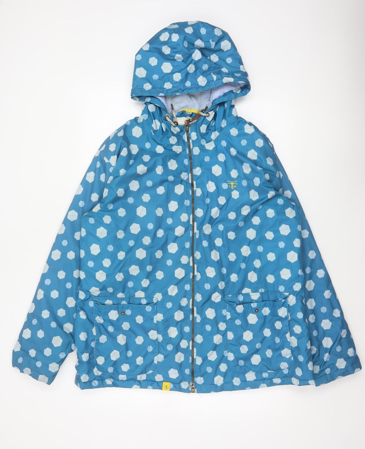Lighthouse Women’s Blue Size 20 Aria Waterproof Hooded Rain Jacket